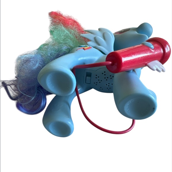 MY LITTLE PONY Karaoke Singing Rainbow Dash Play & Sing Along W/Mic Working - Picture 5 of 5